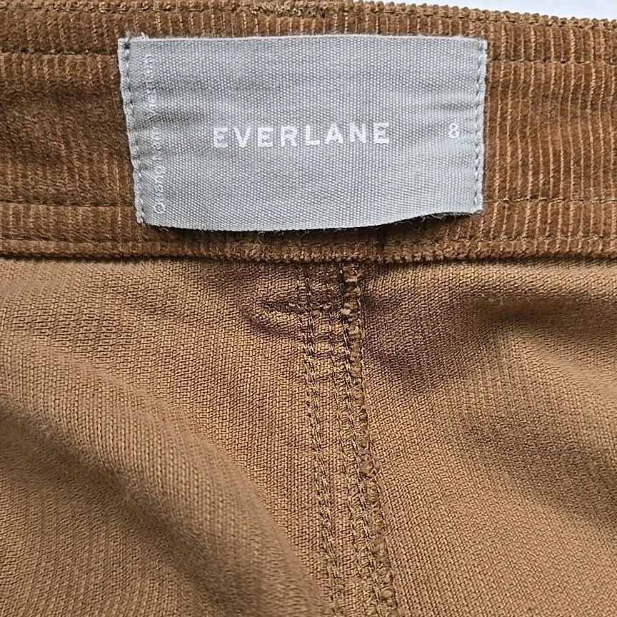 Everlane The 灯芯绒阔腿裤女式 8 烤椰子棕色高腰 — 第 4/4 张图片