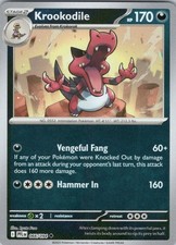 Krookodile #66/94 (Reverse Holo) (LP) ME02: Phantasmal Flames PFL Pokemon