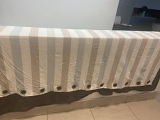 Two Pairs Fully Lined Dunelm Striped Curtains 1= 66 Wide X 90 Drop 1 = 44 X 90