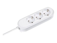 Bachmann 387.270 1.5m White 3 AC Outlet s White 56 x 185 x 41mm Smart