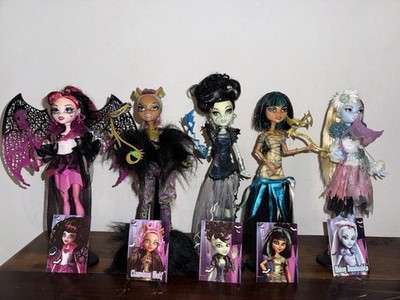 Monster High Ghouls Rule Frankie Clawdeen Draculaura Cleo AbbeyDolls Lote Mattel