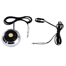 Foot Pedal and Clip Cord,New Star Tattoo 360 GEM Pro Stainless Steel Foot Pedal