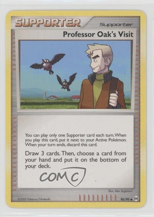 Professor Oak's Visit Pokémon Platinum Arceus #90 2009