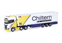 Herpa 316712 | Scania CS 20 HD 6X2 KüHlkoffer-Sattelzug | Chilter/Uk | 1:87