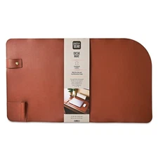 Pen+Gear Simulated Leather Desk Mat, 25.86 in x 14.96 in