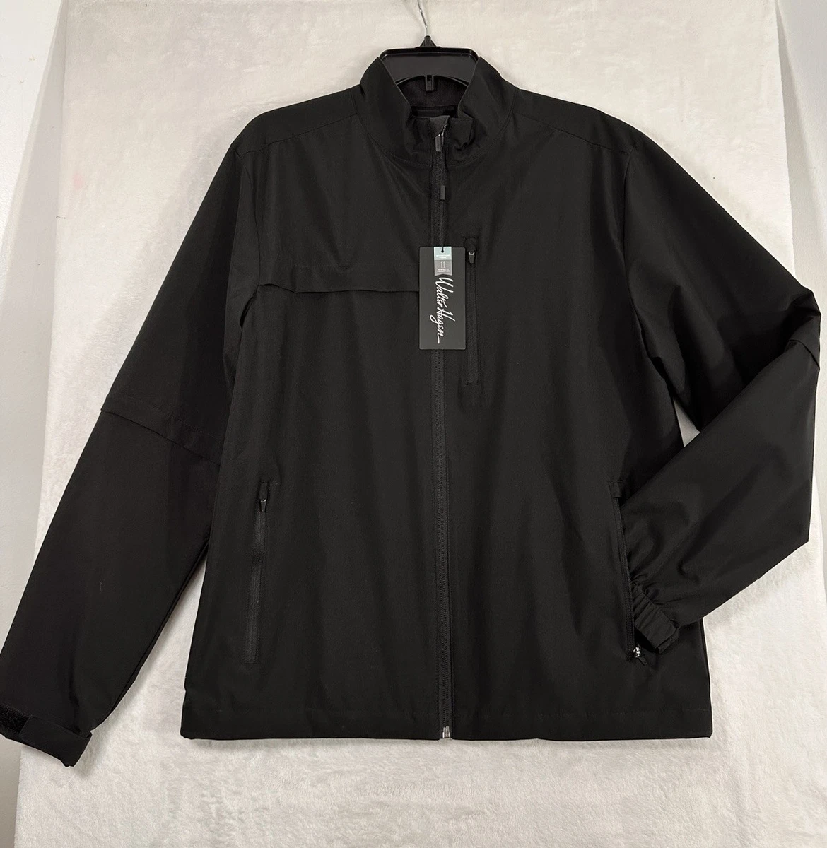 Veste De Pluie Imperméable Walter Hagen Homme, Noire, Taille L - Occasion