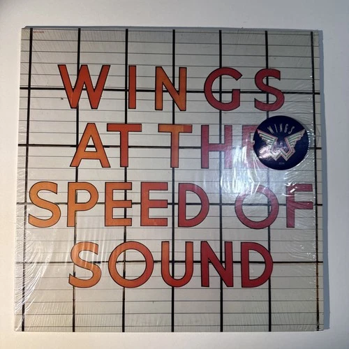PAUL McCARTNEY-WINGS-WINGS AT THE SPEED OF SOUND-LP-SHRINK-HYPE-1ST-1976-NM