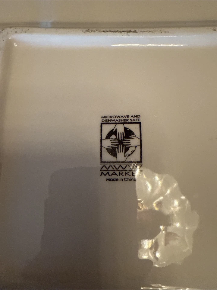 MWW Market Accents For Home Fish Plate-8x8 - Image 4 of 4