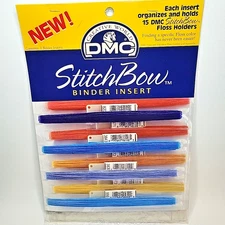 DMC Stitchbow Binder Inserts  -  2 Binder Inserts (1 Pack) - Floss Binder Pages