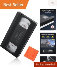 VHS/VCR Head Cleaner, Video Head Cleaning Kit for VHS/VCR Players, Dry