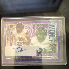 Leaf Metal So Money! 2023 Tyler Scott Autograph Rookie Purple /5 Football Card