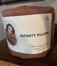 Infinity Travel Neck Pillow  Versatile Soft 360 Support Scarf Terracotta