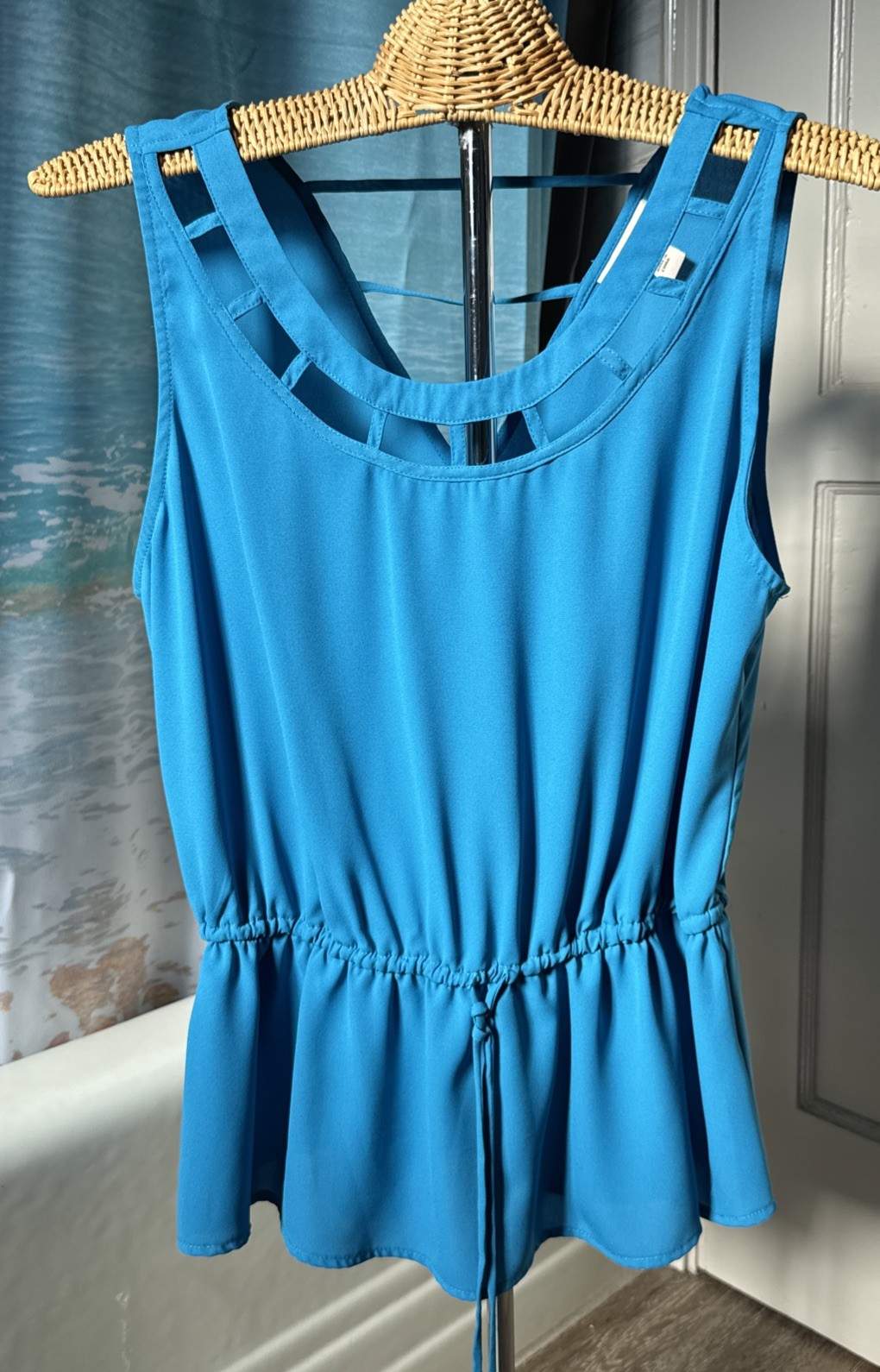 Ambar Women's Basic Top w/Thick Straps Pull Strin… - image 1