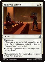 Valorous Stance 154/319 Uncommon Avatar: The Last Airbender: Eternal-Legal