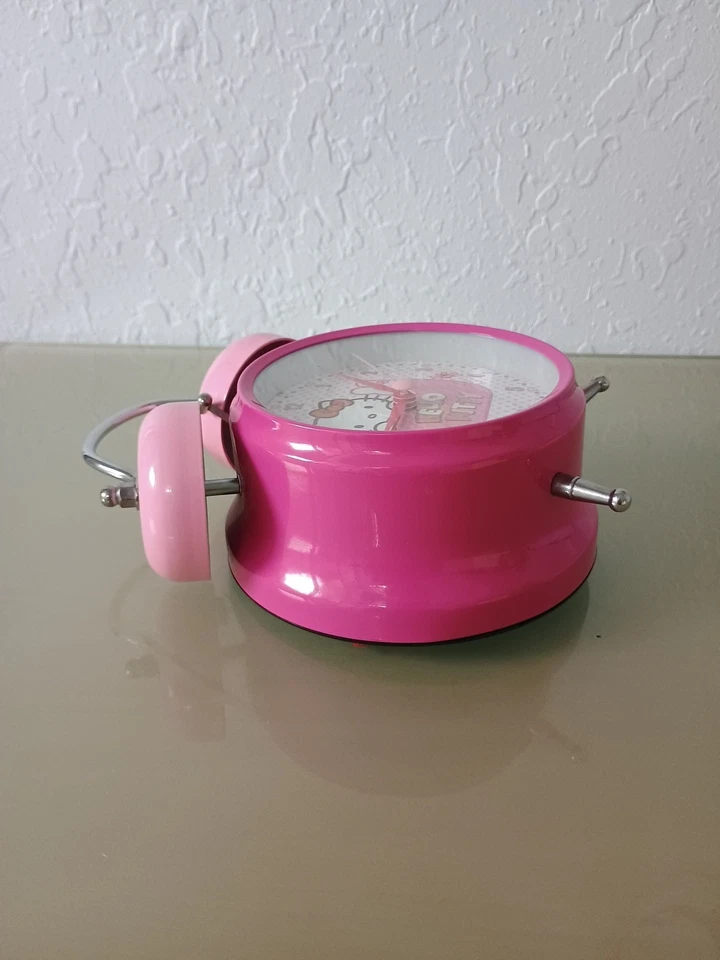 Hello Kitty Alarm Clock Sanrio Pink Alarm Clock 2010 Parts Only - Image 4 of 4