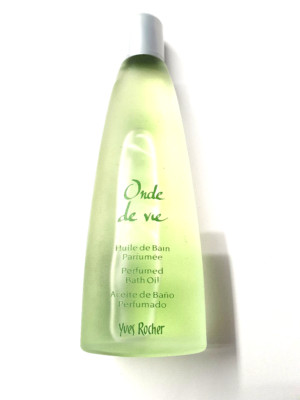 onde de vie, yves rocher, parfümiertes badeöl, 100 ml, vintage