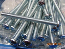 (LOT OF 20) 1/4-20 X  3-1/4 Phillips Pan Head Machine Screw Zinc Plated