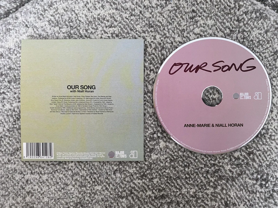 CD Single Anne-Marie Niall Horan Our Song One Direction SOLD OUT - Bild 2 von 2
