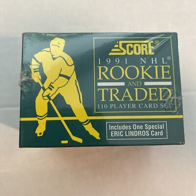1991 Score NHL Hockey Factory Sealed Rookie and Traded 110-Card