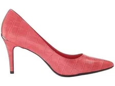CALVIN KLEIN Gayle Embossed VIP Pumps CORAL Size 9.5 M NEW *CHECK DESCRIPTION