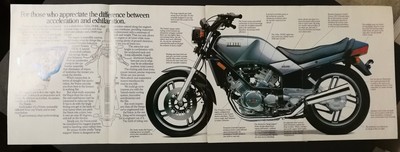 Vintage 1982 Yamaha Motorcycle Maxim Seca Virago Series 8 Page Color Ad Ebay