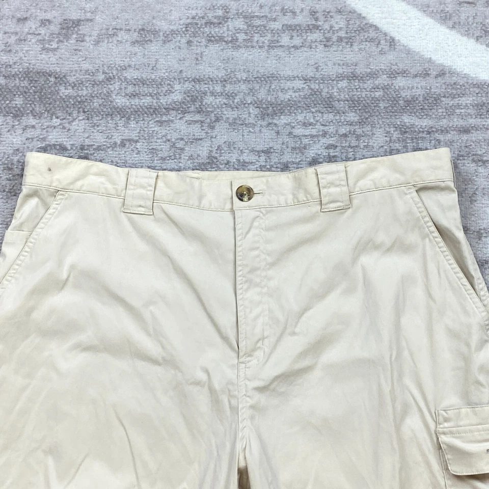 ExOfficio Cargo 38 Beige Tan Tactical Trail Trekk Outdoor Hike Preppy Men 38x32 - Image 3 of 4