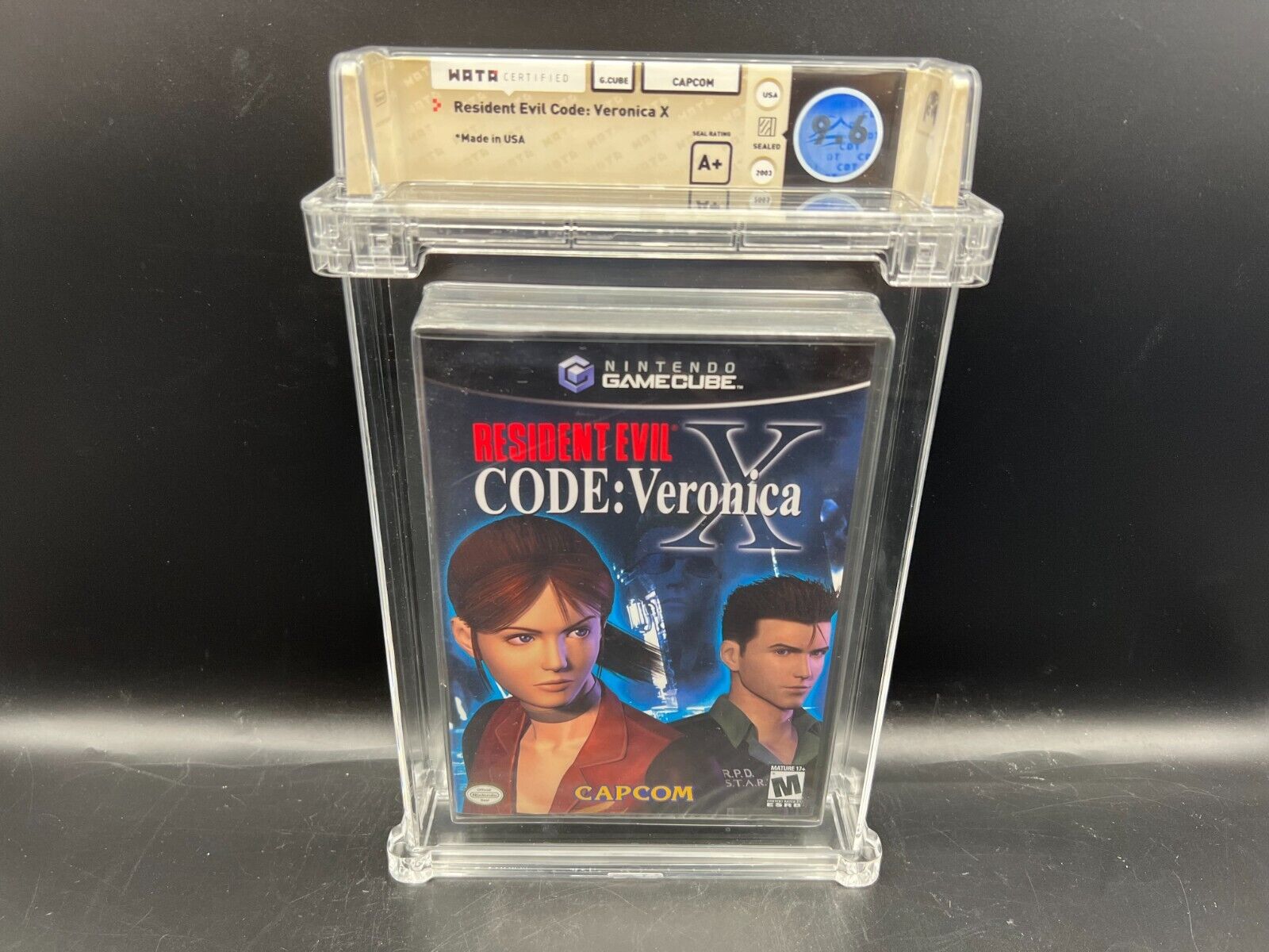 Resident Evil Code: Veronica X GameCube WATA 9.6 A+ FACTORY SEALED MINT  RARE VGA