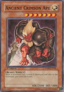 Ancient Crimson Ape - ANPR-EN038 - Common - 1st Edition x3 - Lightly Played