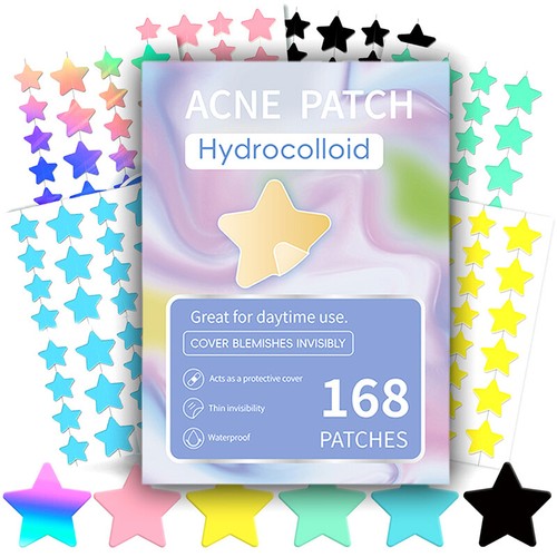 168pcs Pimple Patch Acne Invisible Acne Removal Skin Care Stickers Conceal^>d