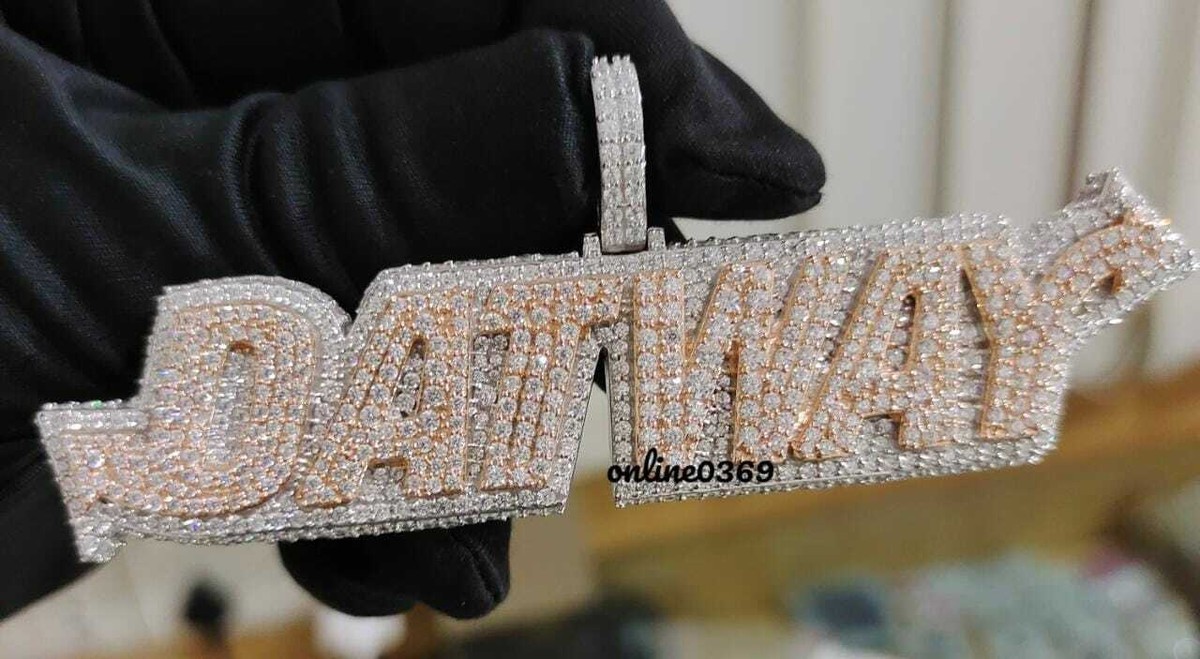 ct Simulated Diamond mens Layered Customize 