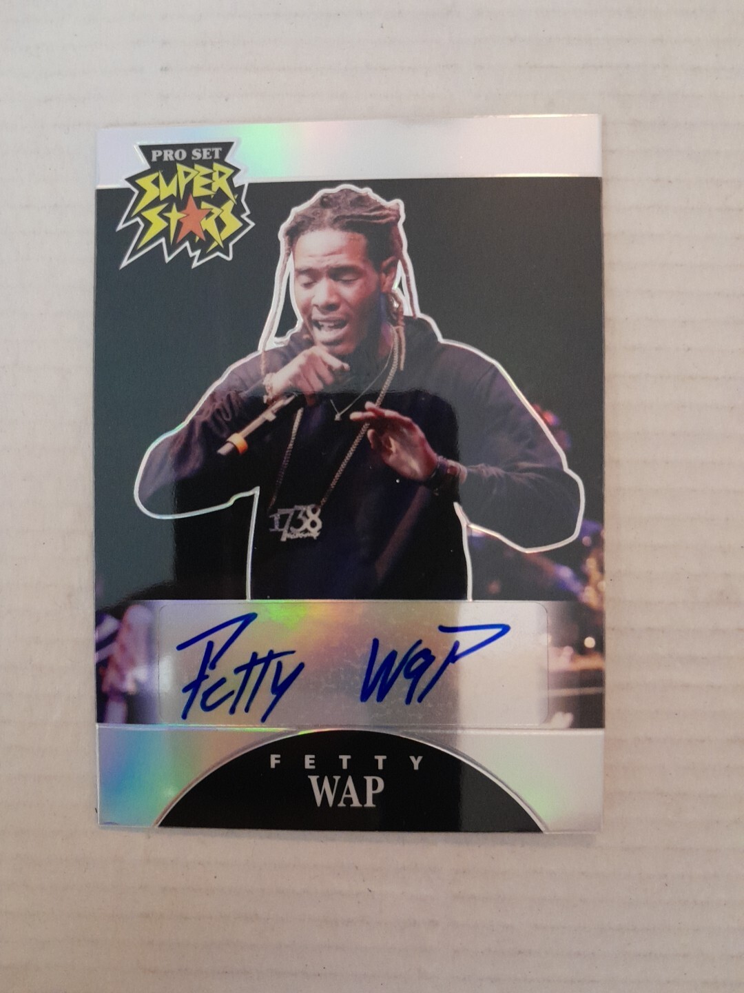 Fetty Wap /60 Silver Pro Set Superstars Autograph Card 2021 Leaf Pop ...