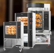 Fri-jado Multisserie oven commercial/restaurant rotisserie 48chickens/self clean
