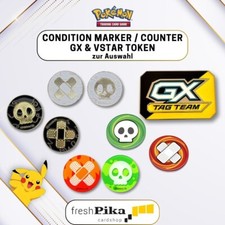 Pokemon Condition Marker / Counter  GX & VSTAR Token  - zur Auswahl