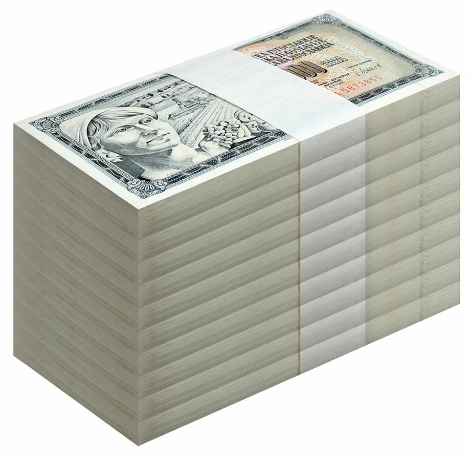 Yugoslavia 1000 Dinara, 1981, P-92d, UNC X 1000 PCS Brick - Picture 1 of 2