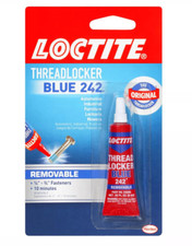 Loctite Threadlocker Blue 242   Medium Strength Removable Screw Glue, 6ml