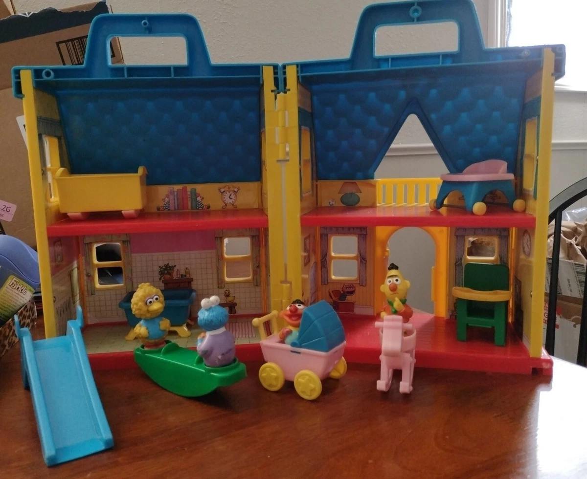 Sesame street on sale playset vintage