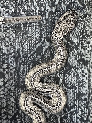 Balmain Snake Print Skinny Jeans Size 36 | eBay