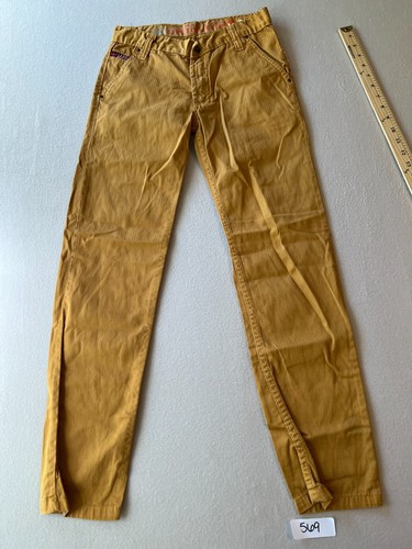 Gasolina Hipnosis Jeans Kids Size 26 Brown Mid Rise Straight Leg Pockets - Picture 2 of 13
