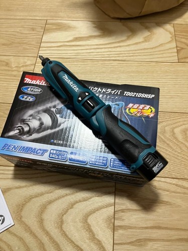 Makita TD021DSHSP Pluma Recargable Destornillador de Impacto Batería Azul + Cargador Nuevo - Imagen 6 de 9