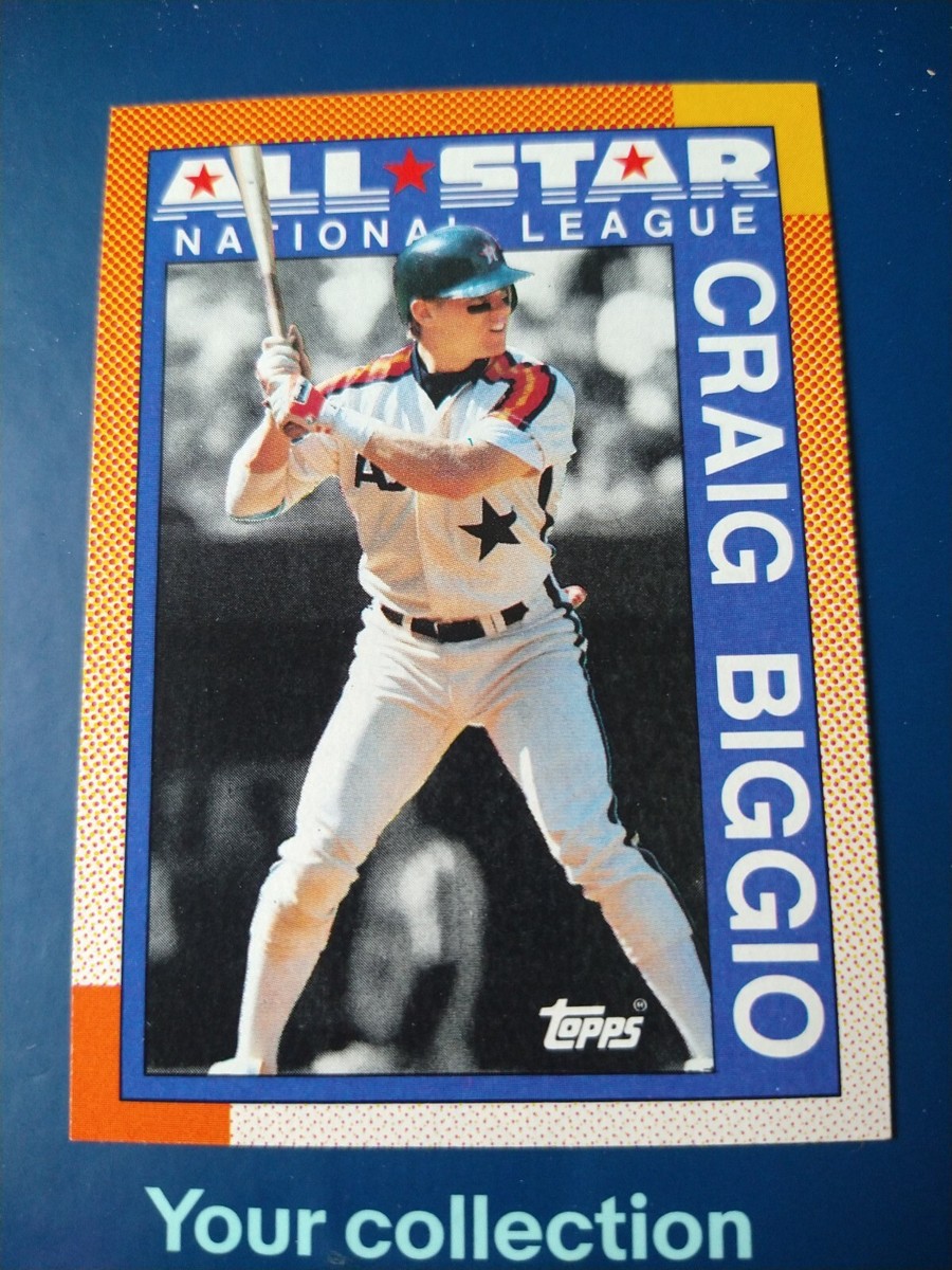 1990 Topps Baseball All Star Craig Biggio #404 Houston Astros | eBay