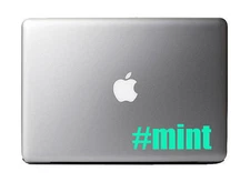 Mint Minty Fresh Hashtag Vinyl Decal Sticker Skin for Apple 13" MacBook Pro Air