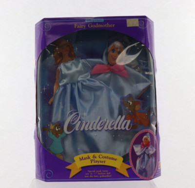 Disney Classics Cinderella ''Fairy Godmother'' Mask & Costume Playset New NIP