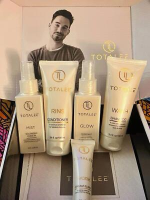 Totalee Package: Shampoo, Conditioner,  Leave In, Creme Elixir,  Shine Mist