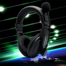 S-750 3.5mm Wired Stereo Headphone, Deep Bass Earphone Headset With Microphone