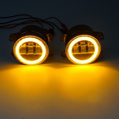 2X For Jeep Wrangler JK JL JT 30W 4Inch LED Driving Fog Light Bumper Lamp White - Picture 12 of 16