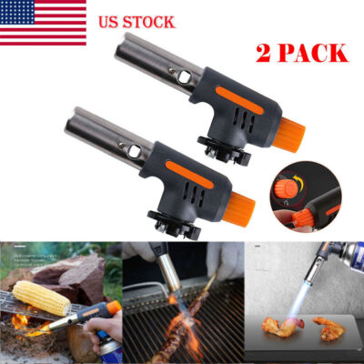 Kitchen BBQ Butane Torch Culinary Torches Blow Lighter Chef Cooking Tool NEW USA