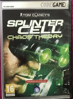 TOM CLANCY'S Splinter Cell PC DVD ROM Chaos Theory Spanisch Neu Precintdo