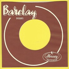 BARCLAY DISQUES RECORDS - REPRODUCTION RECORD COMPANY SLEEVES - pack of 10