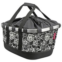 Rixen & Kaul Klickfix Fahrradkorb Bikebasket Gt Uniklip 2 Fleur-Schwarz