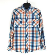 Roper Plaid Pearl Snap Western Shirt Men's XL Long Sleeve Casual 100 Cotton